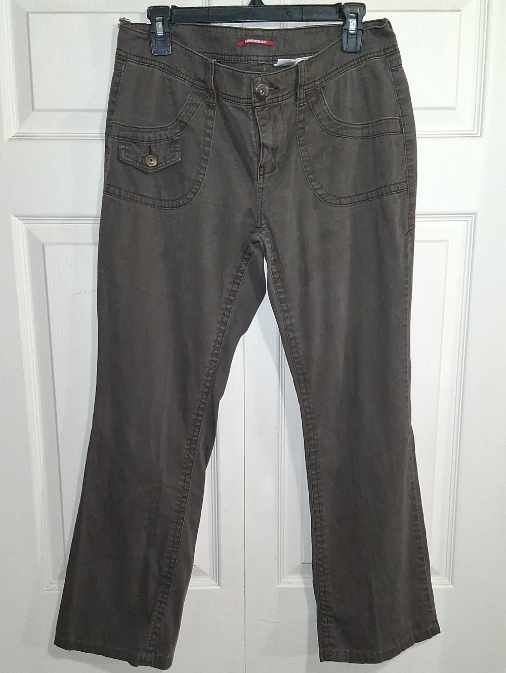 UNIONBAY Women's Straight-Leg Pants in Brown